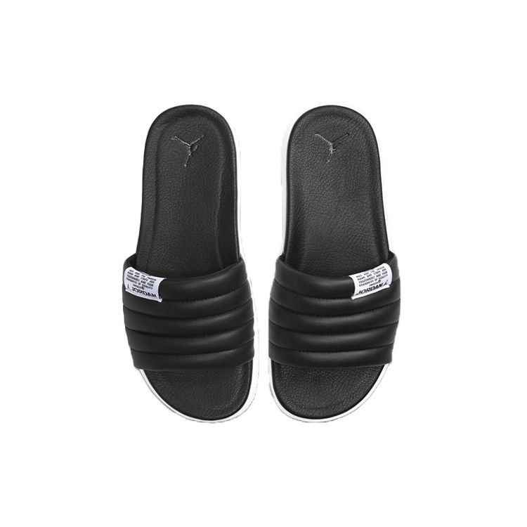 Air Jordan Jordan Modero 2 Слайды Черные Женские Кроссовки Белые AR1441-001