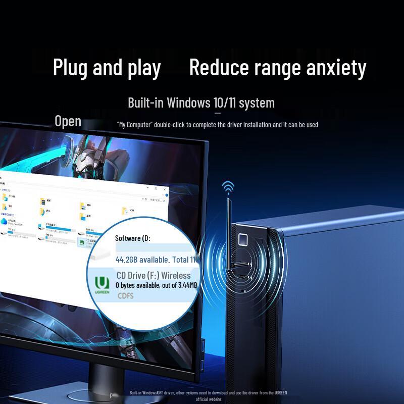 UGREEN AX900 USB WiFi 6 Dual-Band Wireless Adapter