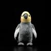 Cute Gray Cockatiel Plush Doll Simulated Bird Parrot Doll Animal Toy Educational Gifts