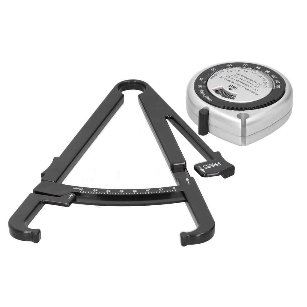 Калипер для измерения жировой массы тела, измерительная лента для ИМТ, калиперы для кожной складки, набор измерительной ленты для измерения жировой массы тела