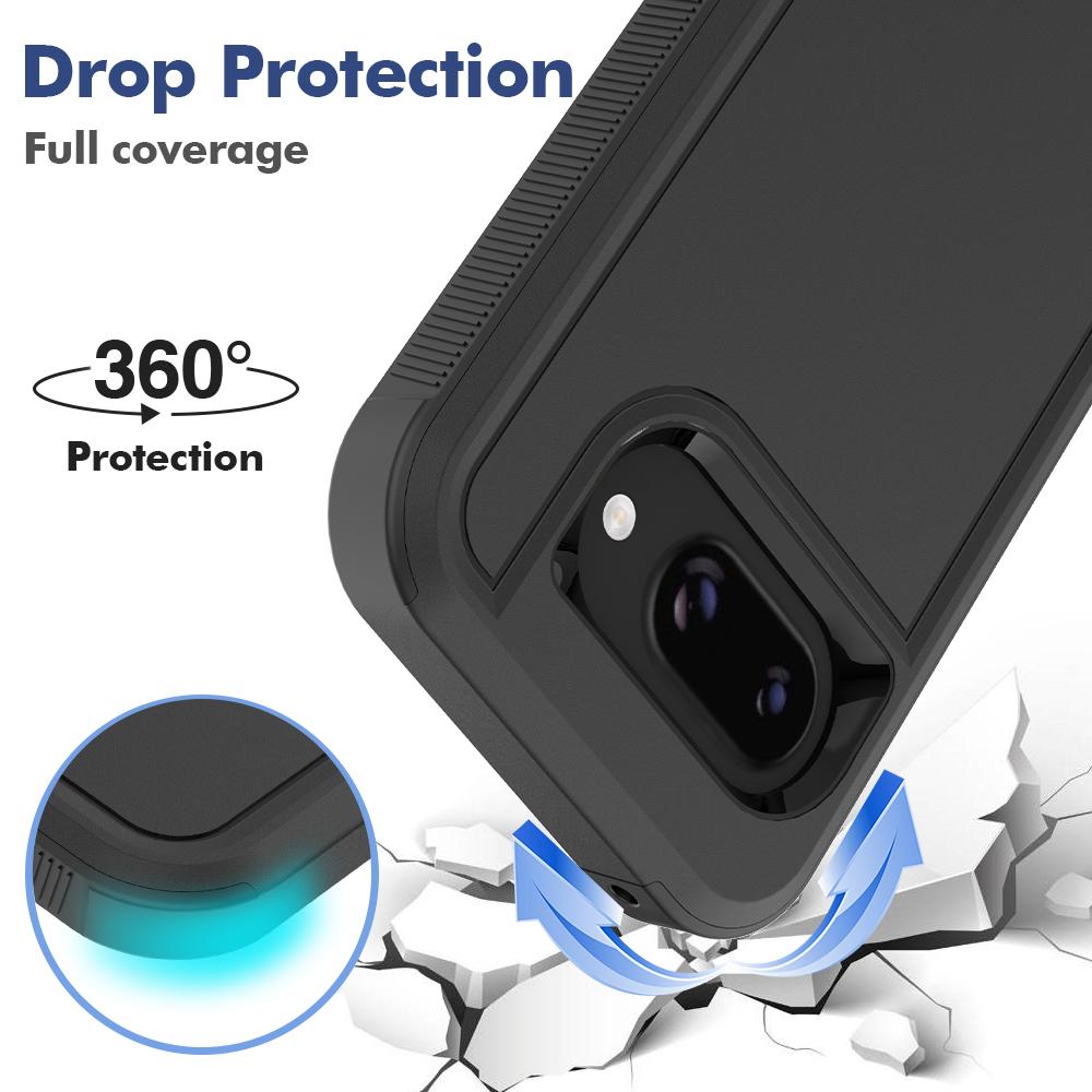 Защитный противоударный чехол Defend Armor для Google Pixel Fold 9ProXL 9 8 7 Pro 9A 8A 7A 6A 5G Роскошный матовый противоударный чехол военного класса