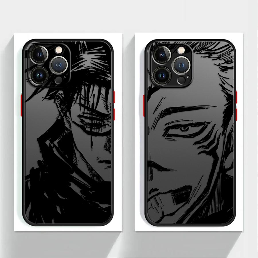 Аниме Сукуна Jujutsu Kaisen Мягкий Чехол для iPhone 11 8 7 SE XR 15 Pro MAX XS 13 Mini 11 Plus 14 12 16 16 Plus 14Pro 12Pro