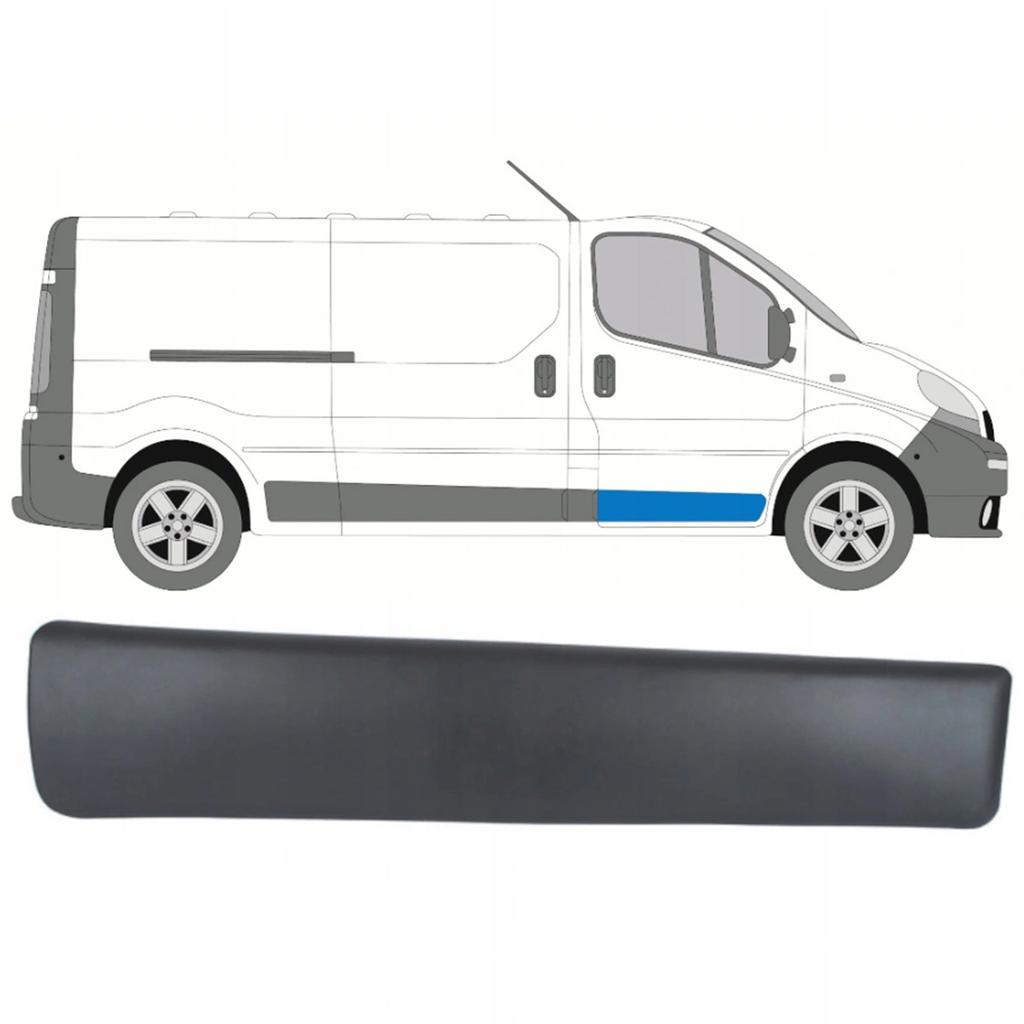 Накладка передней правой двери Renault Trafic II 01-13