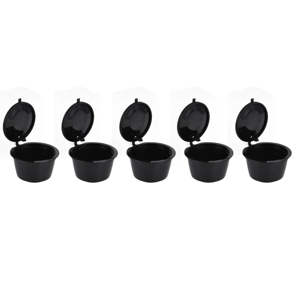 5 шт. 50 мл кофейные капсулы, многоразовая чашка с фильтром для кофе с ложкой для кофемашины DOLCE GUSTO