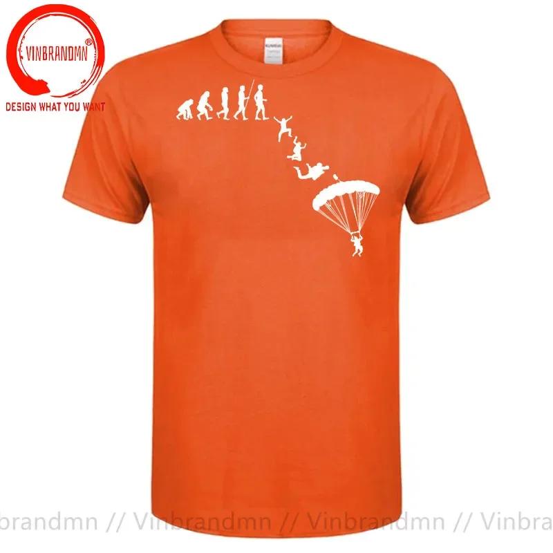Skydiver Skydiving Skydive Evolution T Shirt Unisex Sky Diving Diver Dive Tshirt Funny Paragliding Shirt Parachute Lover Tee Shirt
