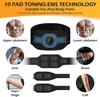 5-in-1 EMS Ab Muscle Stimulator: Smart Waist Belt for Massage, Fat Burning, and Training