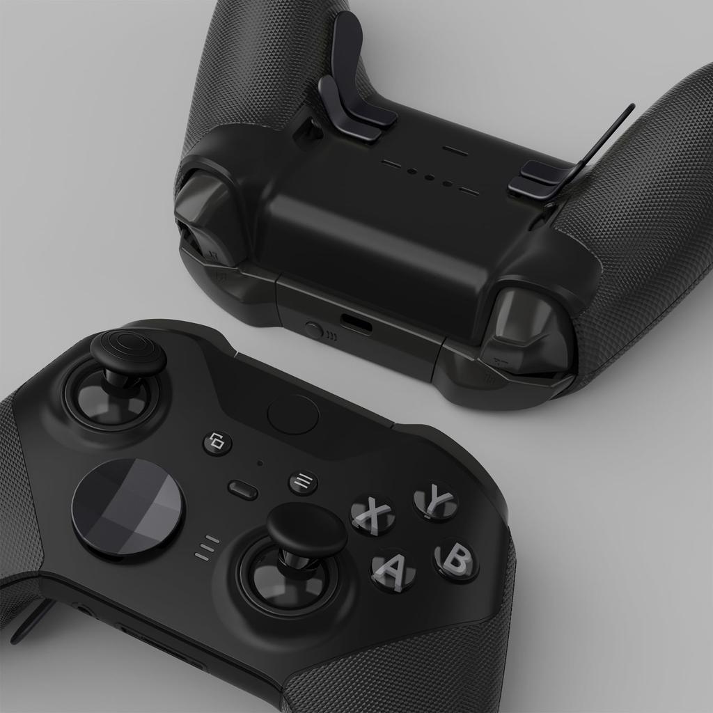 eXtremeRate 13 In 1 Combi Metal Kit for Compatible with Xbox Elite Series 2 6 Metal Thumbsticks Adjustment Tool 2 Directional Keys 4 Back Paddles