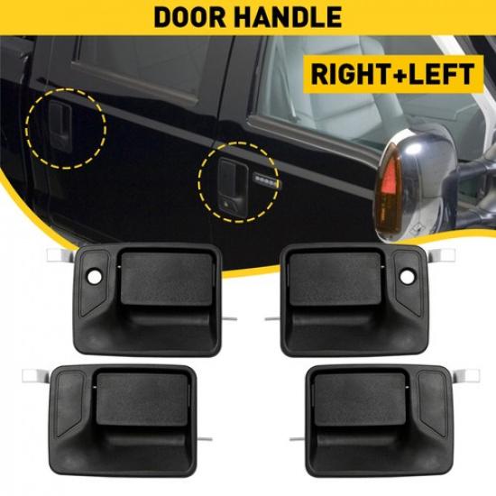 Exterior Door Handle Set LH RH for Ford F250 F350 Super Duty F450 F550 1999-2016