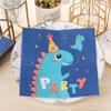 Disposable Party Napkin Double Layer 20 Pieces/Pack Cute Little Dinosaur Pattern