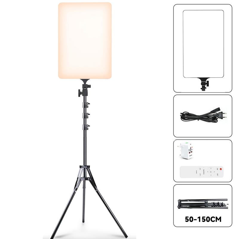 16-дюймовый светодиодный видеосветильник двухцветный 3200-5600K панель освещения для фотосъемки на камере фотостудия заполняющая лампа для Youtube Tiktok