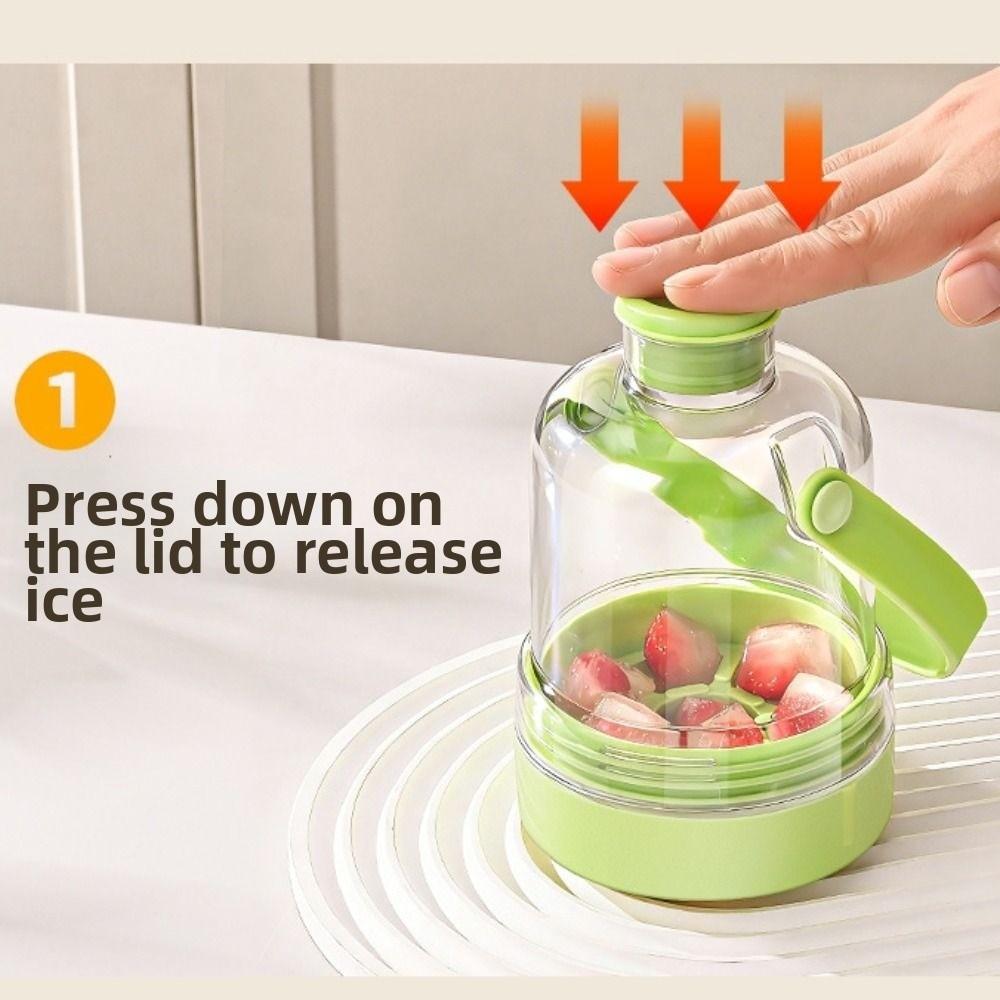 7 Grids Ice Cube Kettle 2 in 1 Ice Mould Tray Safe Ice Cube Molds  Kitchen Tools