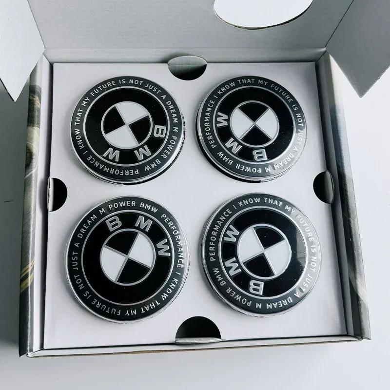 zmdpw1 BMW GROUP 4Pcs 56MM 68MM Floating Wheel Center Cap For BMW M E39 E46 E60 E90 F10 F30 G32 G38 G01 G02 G05 F45 F46 F48 F49 F39 F90