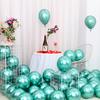 50PCS 10" Chrome Balloons Metallic Latex Helium for Christmas Wedding Birthday Xmas Home Party Decorations ADM