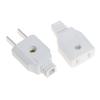 Us 2 плоских контакта переменного тока, штепсельная вилка, розетка, адаптер, провод