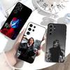 Чехол для телефона Dua L-Lipas Singer для Samsung S26, S25, S24, S23, S22, S30, S21, Ultra, Plus, FE 5G Черный Мягкий Чехол