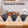 Универсальная ручка крышки кастрюли: Подходит для рисоварки, пароварки и посуды с крышкой на ручке и винтами.
