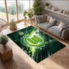 VfL Wolfsburg FC Soccer Football Pattern Soft Area Rug Non Slip Indoor Floor Carpet Sports Decor Mat for Bedroom