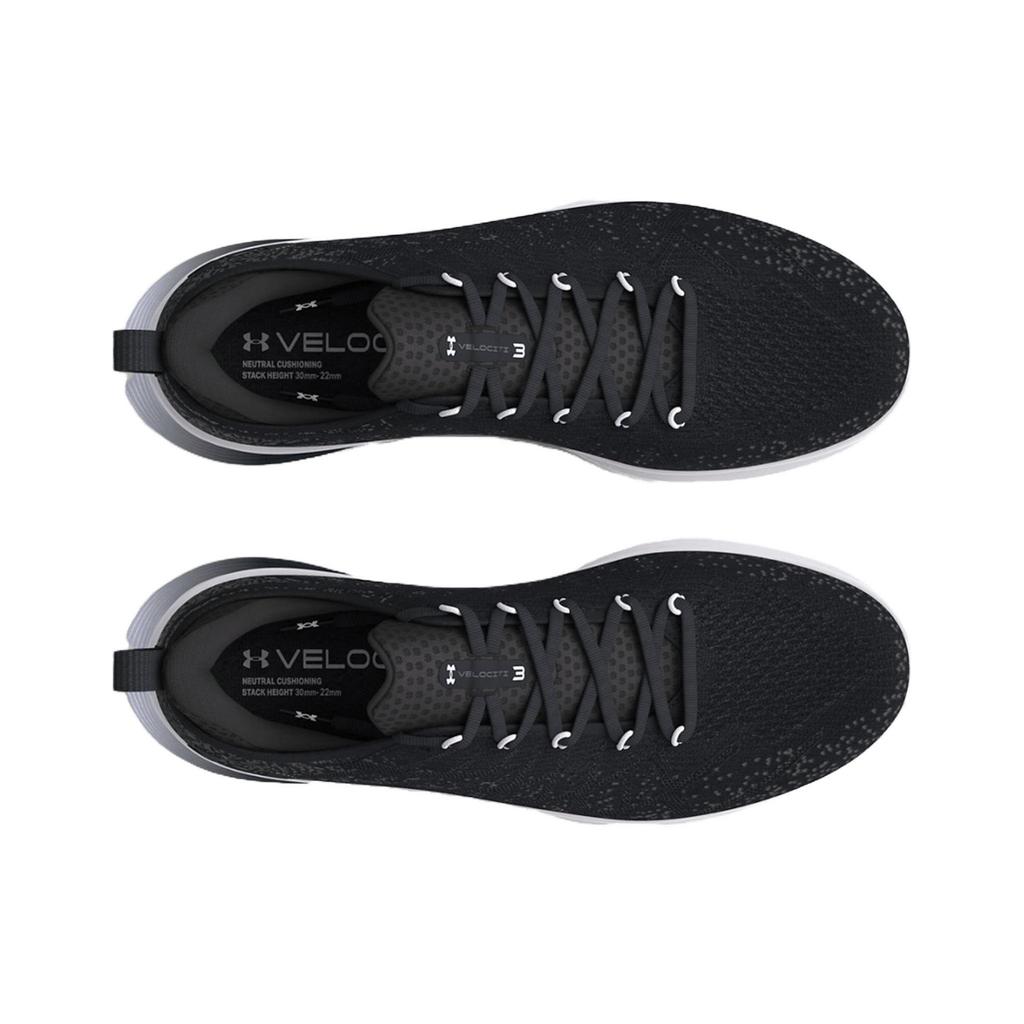 Under Armour Women's UA Flow Velociti 3 Running Shoes Black White 3026124-002