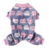 Christmas Dog Print Pajamas, Warm Jumpsuits, Coat for Small Dogs, Puppy, Cat, Chihuahua, Pomeranian, Winter Clothes