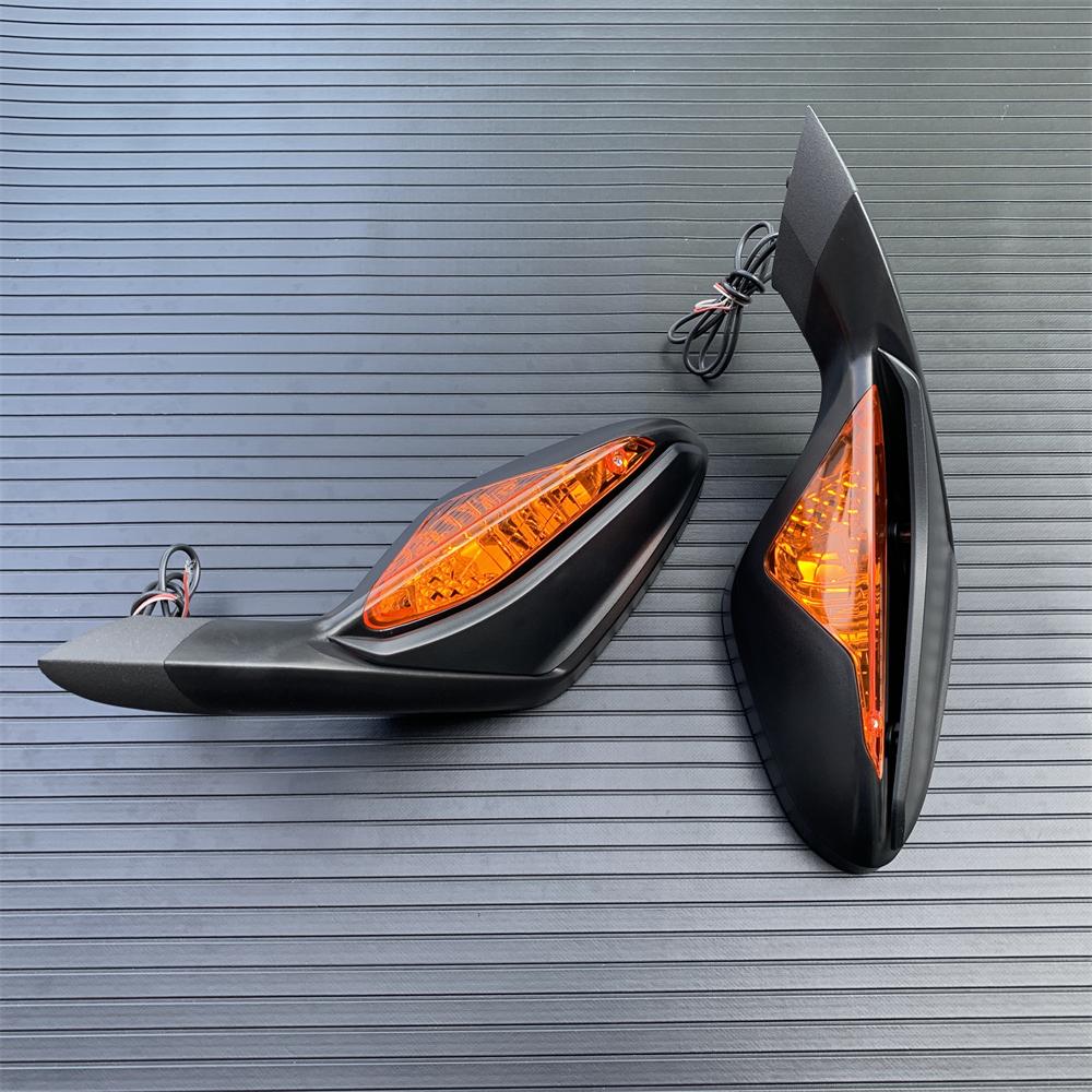 For MV Agusta F3 800/675 2013- Side Rearview Mirrors with Indicator Motorcycle Accessories Rear View Mirror Turn