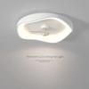 Minimalist Led Ceiling Fan Light Remote Control Flush Mount Dimmable Light Bedroom Living Room Silent Simple Ceiling Fan Lamp