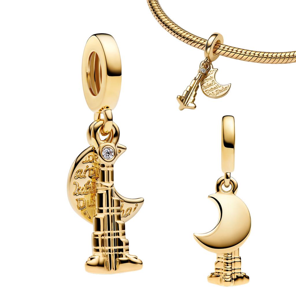 Сияющие Медные Подвески-Звезды Космос Астронавт Морская Звезда Бусины Подвеска Подходит для Оригинальных Браслетов Ожерелий DIY Ювелирное Изделие Подарок