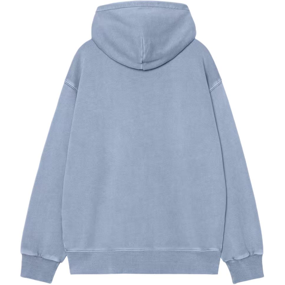 Carhartt WIP SS26 Худи Nelson Тяжелый Свободный крой Молния Карман-кенгуру Длинный рукав Мужские куртки I033064-3HX-GD