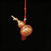 Intangible Cultural Heritage Lacquer Gourd - 3D Colorful Painted Car Pendant Ornament