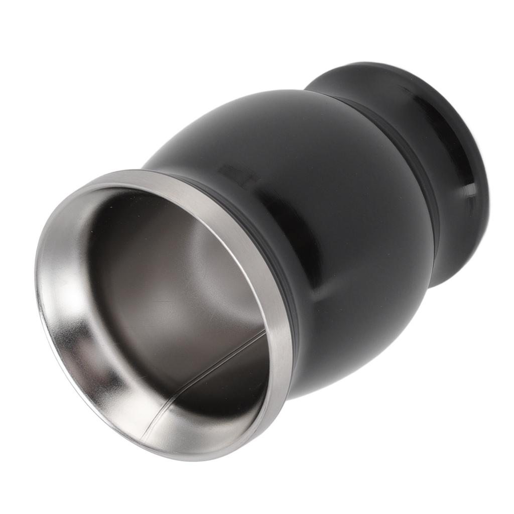 230ml Natural Gourd Tea Cup Set Black Traditional Water Cup Double Walled Tea Cup for Coffee Drinking