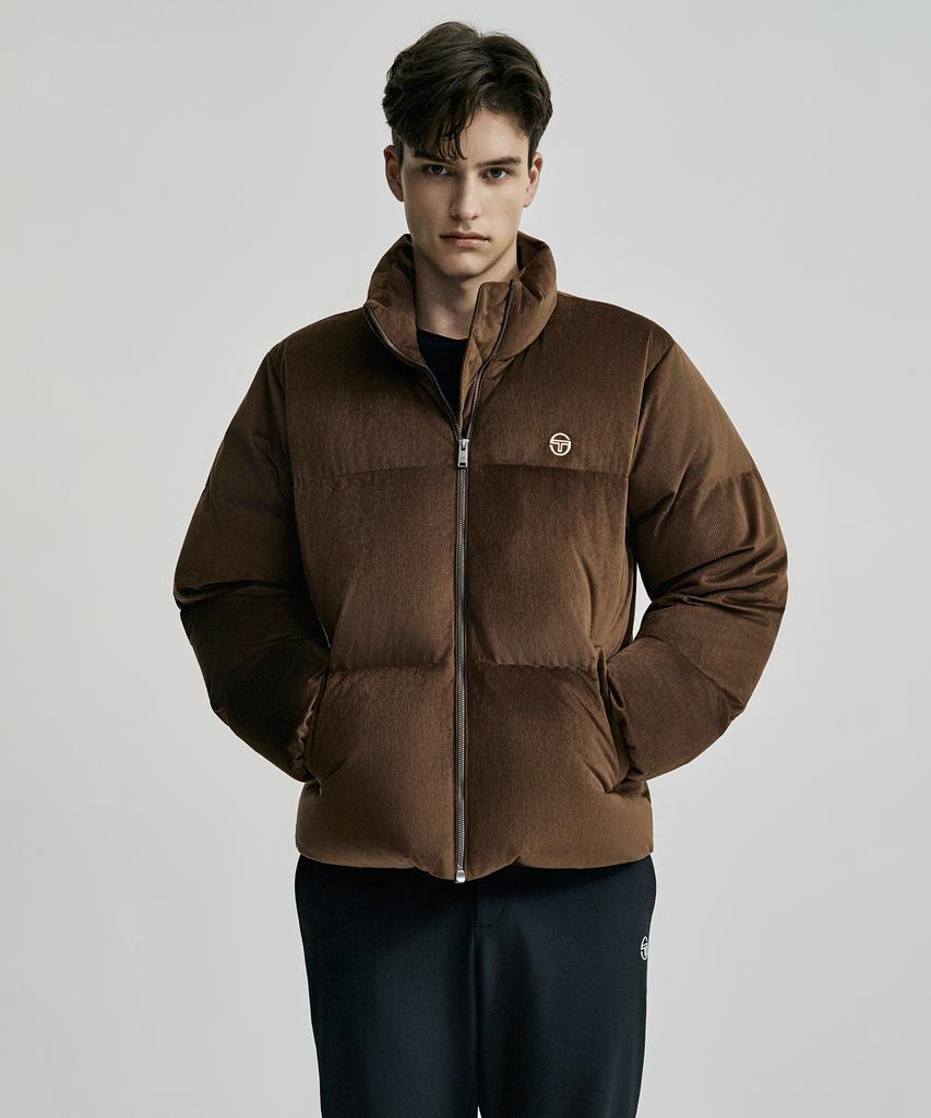 Sergio Tacchini W Classico Corduroy Down Jumper (D.Brown)
