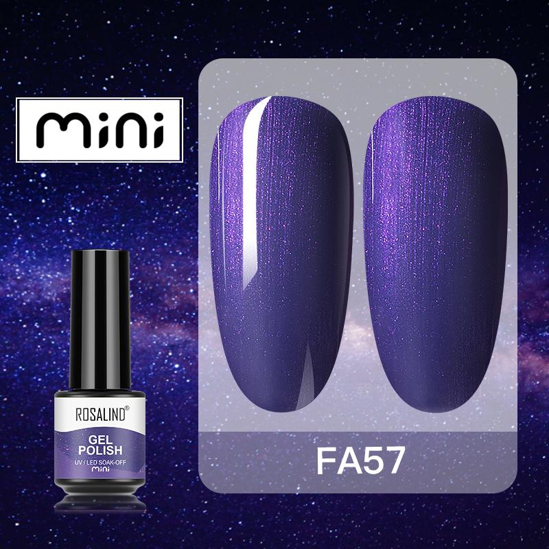 ROSALIND Гель-лак для ногтей Полуперманентный гель УФ-лак Гибридная основа и верхнее покрытие Праймер Гель-лак с блестками «кошачий глаз» Клей для ногтей