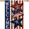 Independence Day 4th of July House Ag Burlap Double Sided, Patrioti 711181123777 AAV