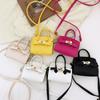 Childrens Pu Mini Bag With Litchi Texture For Kindergarten Girls Daily Use