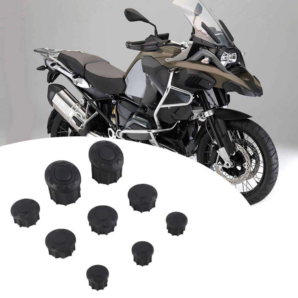 9pcs Rustproof Frame Hole Plug Side Body Frame Panel for BMW R1200GS LC Adventure 14-18 Motorcycle