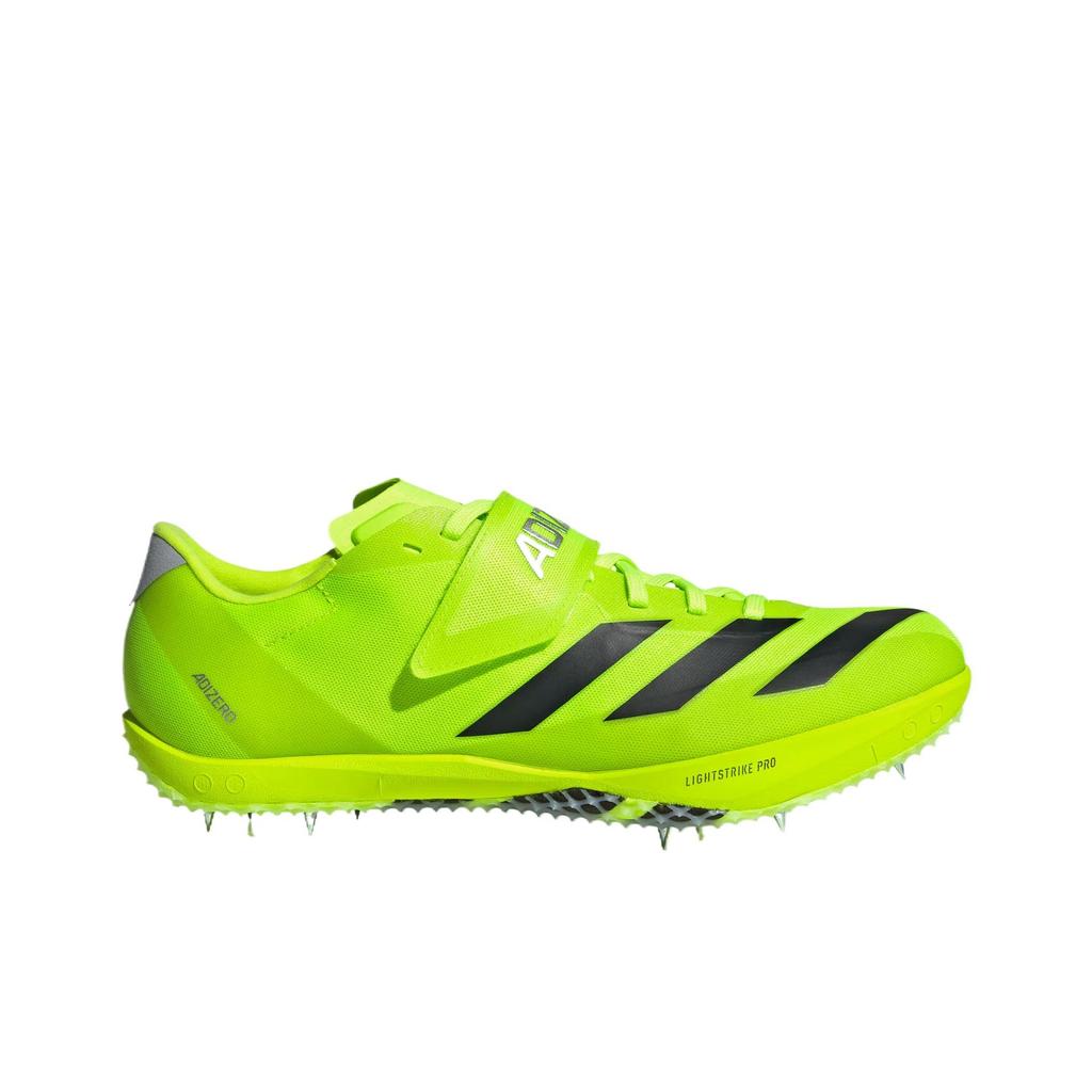 adidas Adizero HJ Легкоатлетические модные универсальные амортизирующие нескользящие прочные тренировочные кроссовки с низким верхом Унисекс тренировочные кроссовки Желто-зеленые IH5796