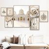 Islamic Mosque Quran Gallery Door Flowers Posters Prints Wall Art Canvas Painting Nordic Wall Pictures For Living Room Decor
