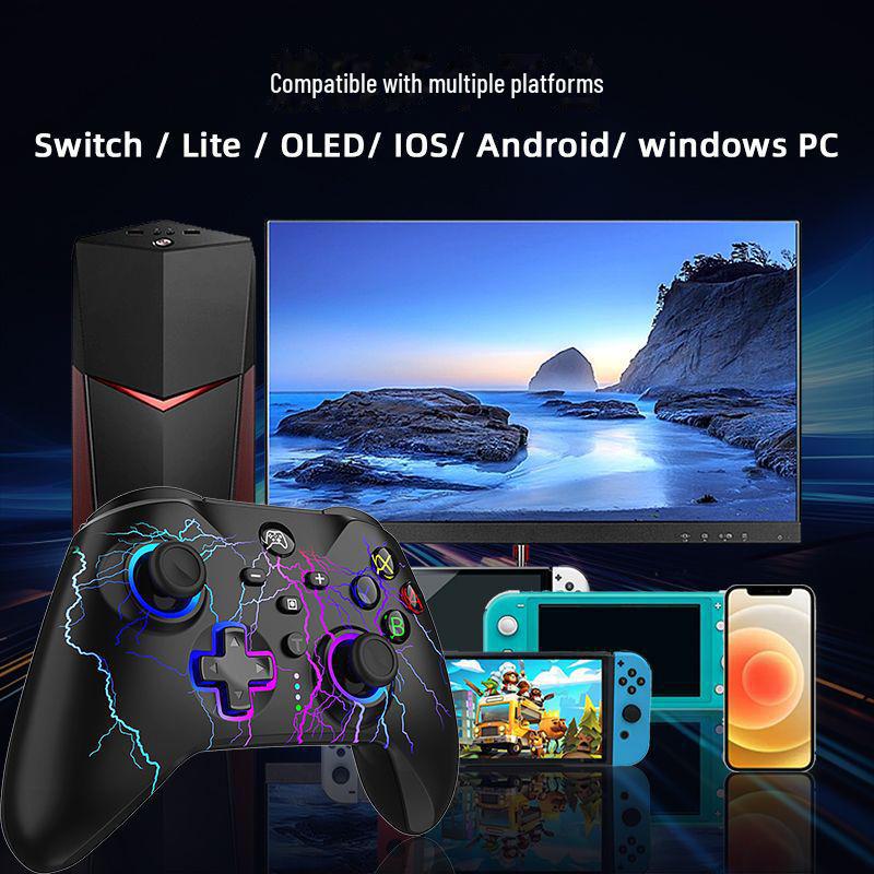 Беспроводной игровой контроллер с шестиосевой соматосенсорикой, двумя макрокнопками «назад» и эргономичным дизайном