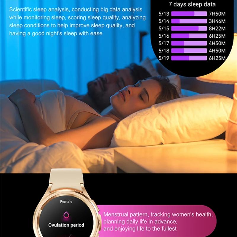 2025 New Watch 6 Classic Smartwatch Men's GPS Sports Fitness Women's Health Waterproof Bluetooth Call Smart Watch for Android IOS