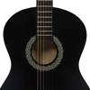 Beginner Classical Guitar with Bag Black Full Size 4 4 (39 )