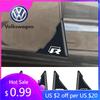 Для VW Volkswagen Jetta MK5 Golf 2 шт. Новые наклейки-уголки для защиты дверей автомобиля Для Volkswagen VW Touran Beetle Golf Passat