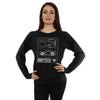 Disney Womens/Ladies Cars Jackson Storm Blueprint Sweatshirt