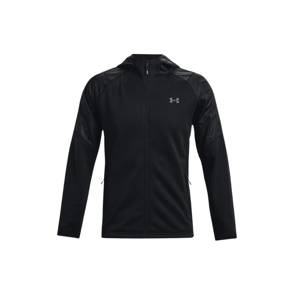 Under Armour ColdGear Swacket Hoodie Jacket 'Black' Men's 1357475-002