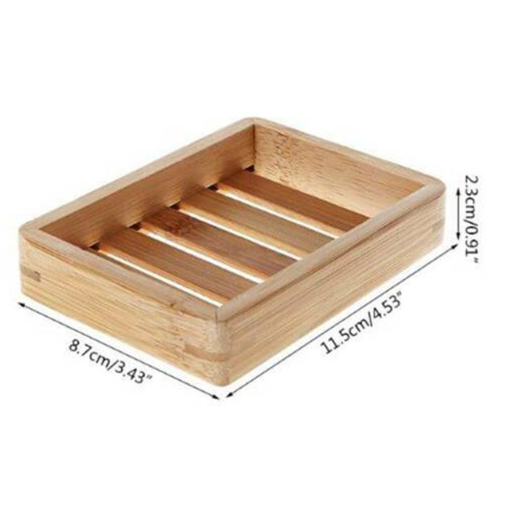 Мыльница для хранения, держатель для мыла, цвет дерева 10*8,7*2,2 см