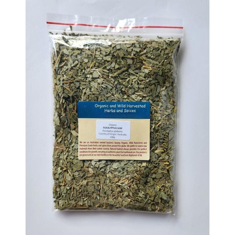 EUCALYPTUS LEAF ORGANIC HERBAL TEA 500g Ausralian Globulus Native Dried Herb