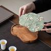 Ретро-подставка для китайского чайника из грецкого ореха