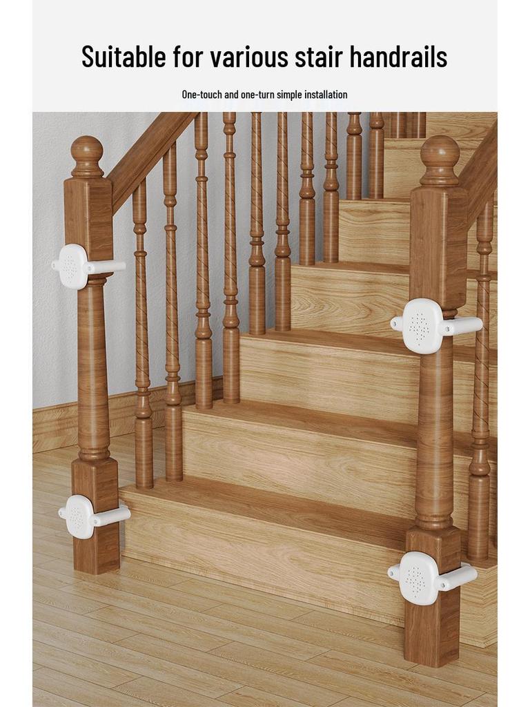 Custom Gate Accessories: Stair Handrail Base for Retractable and Iron Gates