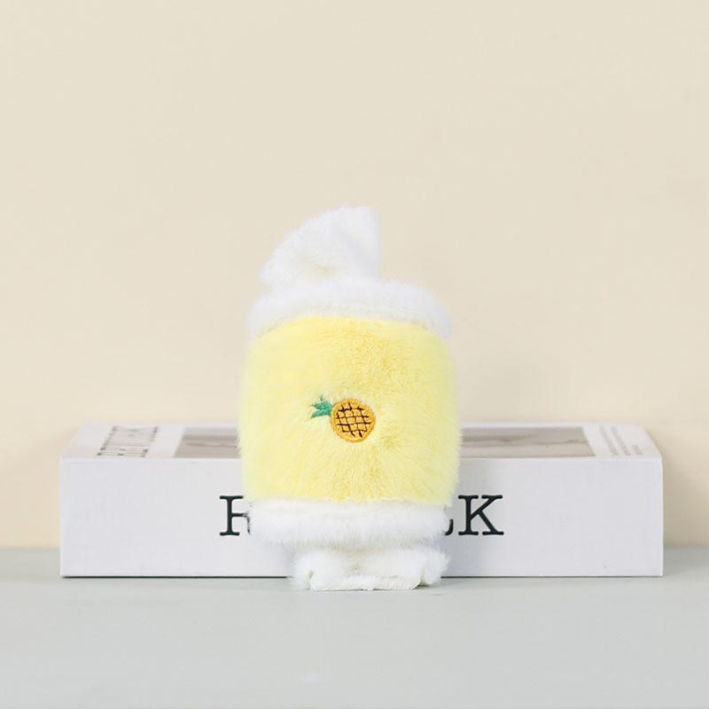 Cute Candy Plush Keychain With Polyester Fiber For Kids And Teens
