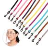 Adjustable High Elasticity Leather Anti-lost Reading Glasses Chain Face Mask Lanyards Neck Straps