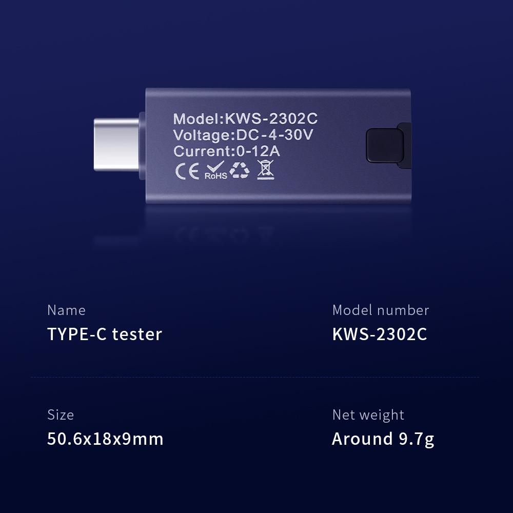 KWS-2303C Многофункциональный цифровой дисплей постоянного тока амперметр счетчик энергии Тип