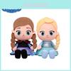 Disney Frozen Anna Elsa Plush Toy Soft Stuffed Doll For Room Decoration Skin-friendly And Collectible